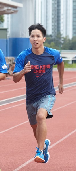 <p>男子4&times;100米接力香港紀錄保持者之一黎振浩（田徑）</p>
